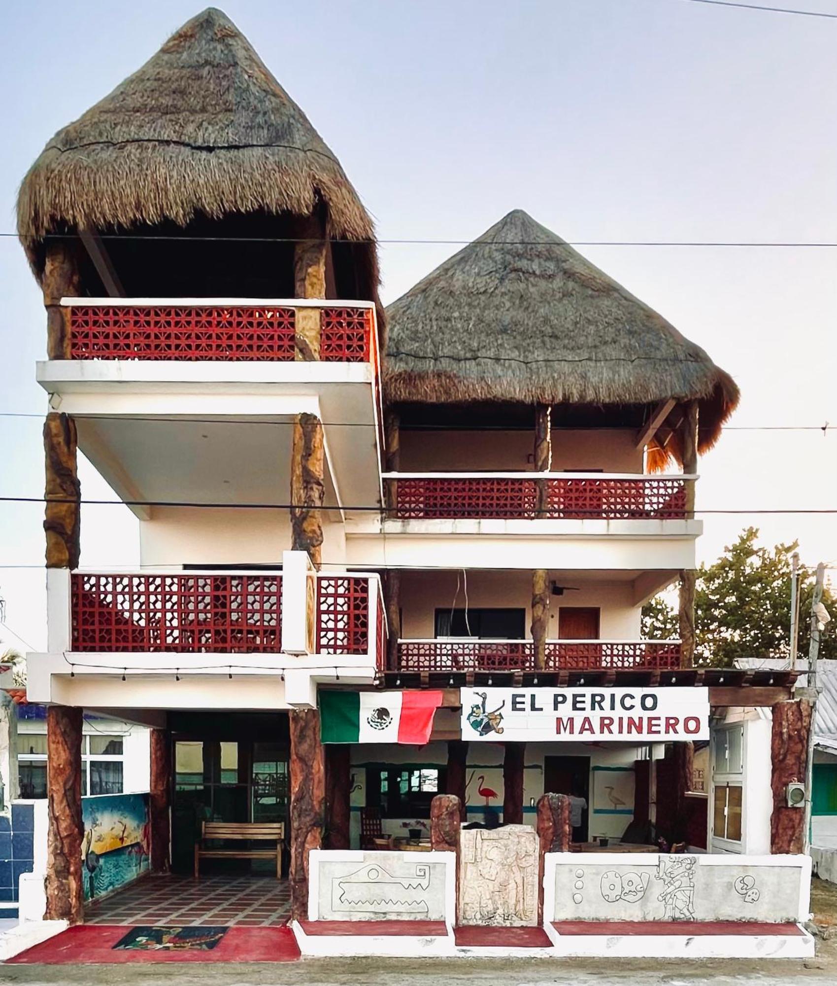 Posada El Perico Marinero Río Lagartos Buitenkant foto