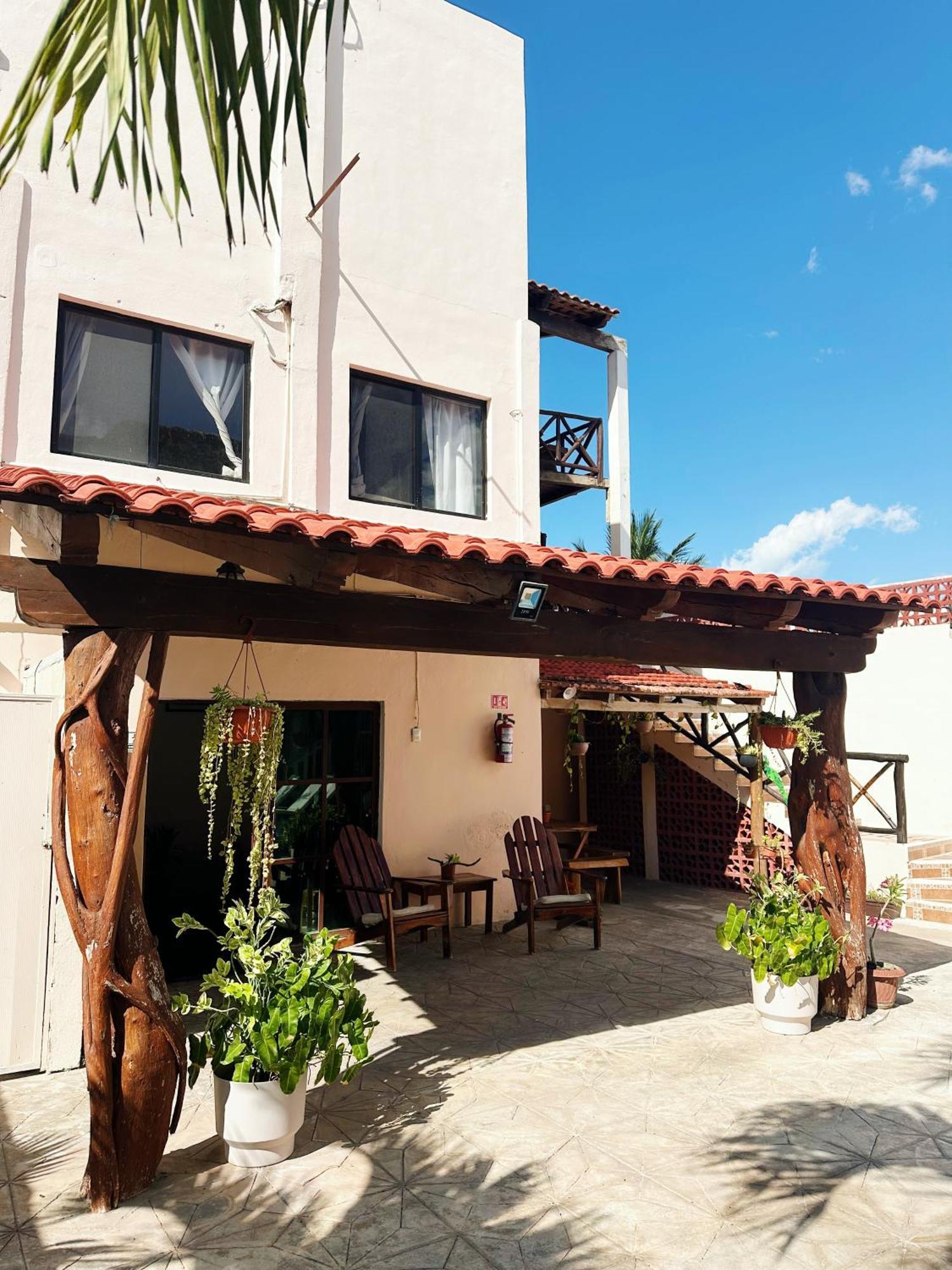 Hotel El Perico Marinero Río Lagartos Buitenkant foto