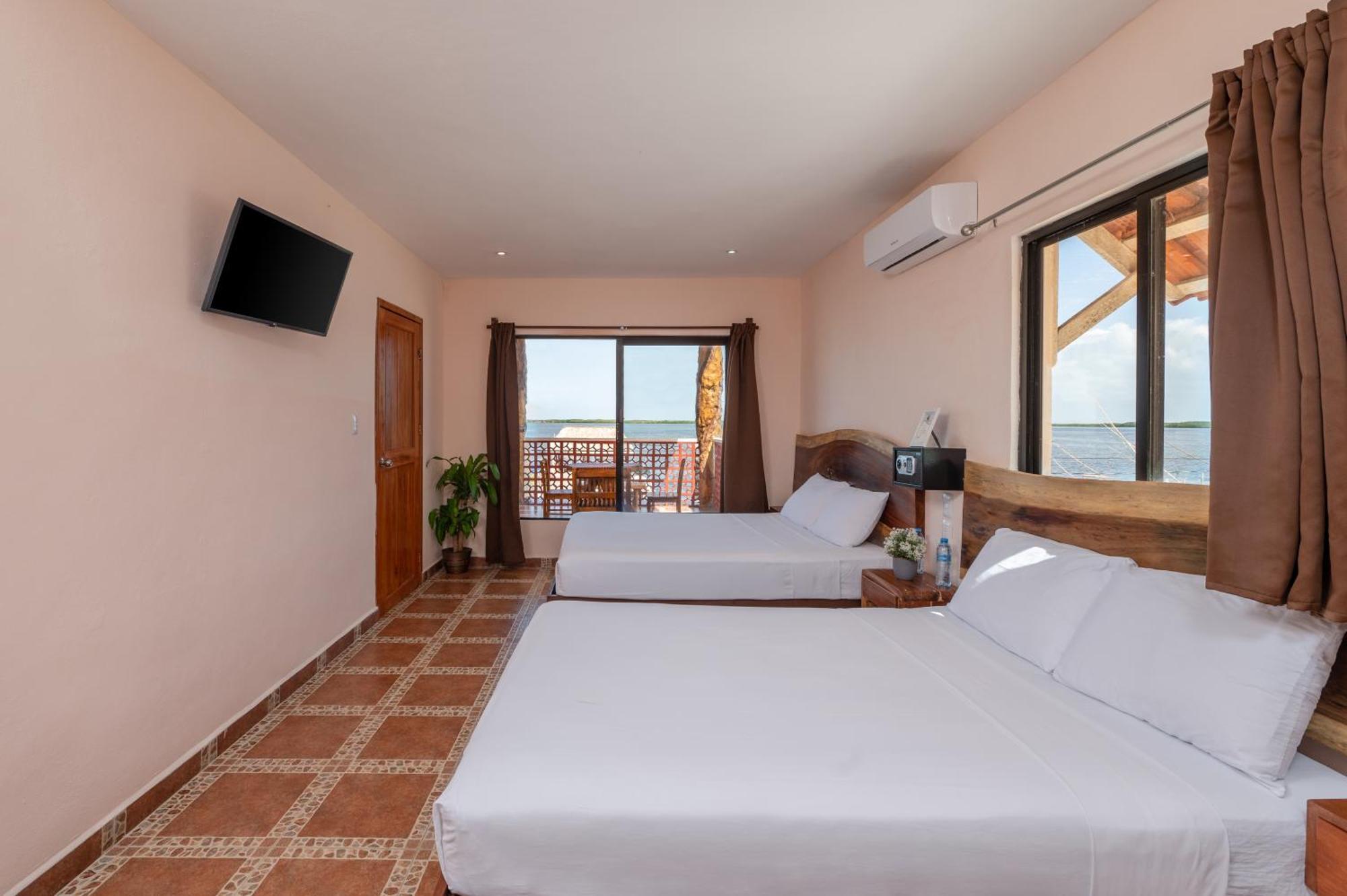 Hotel El Perico Marinero Río Lagartos Buitenkant foto